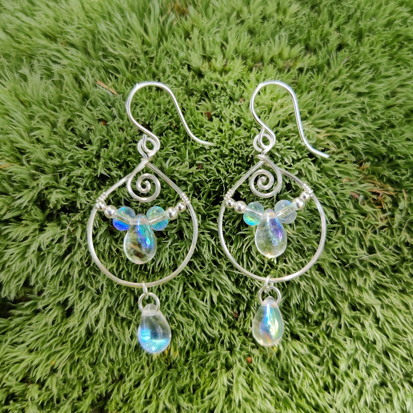 April Showers Earrings in Sterling Silver