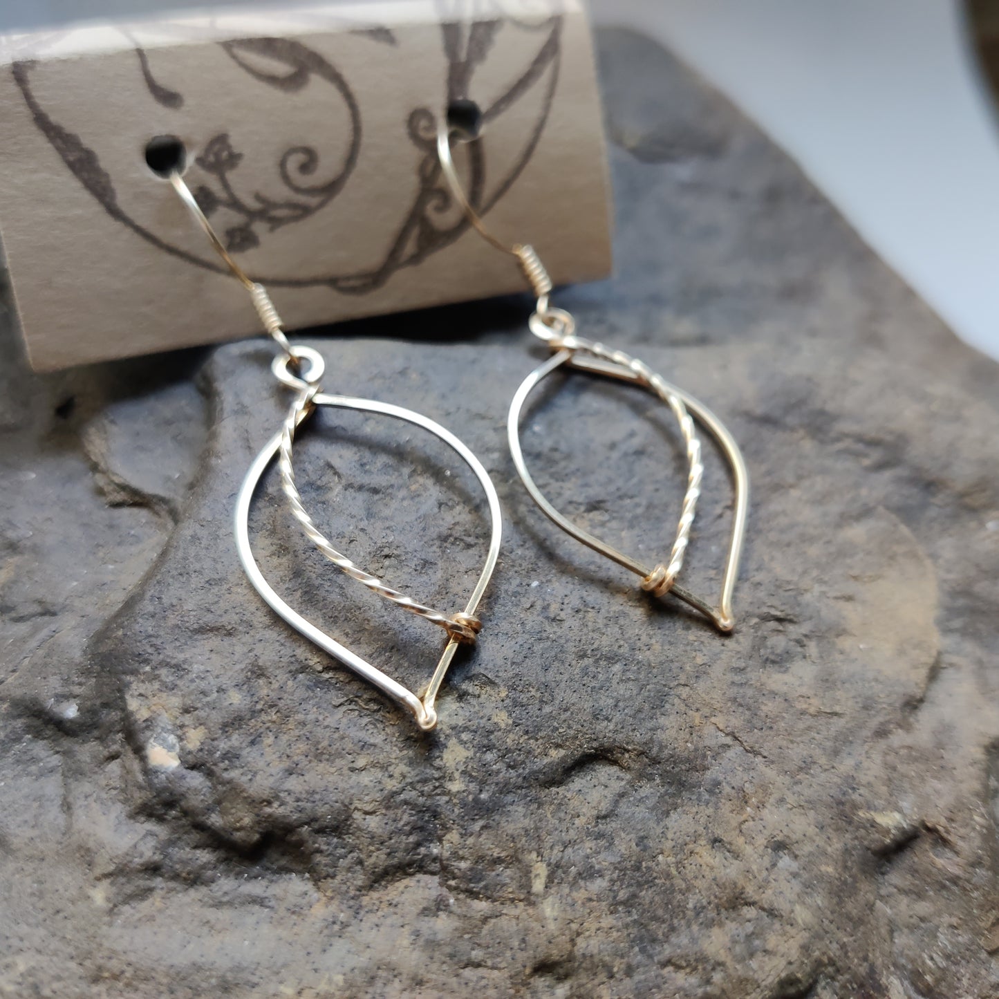 Leafy Earrings in 14k Gold Fill