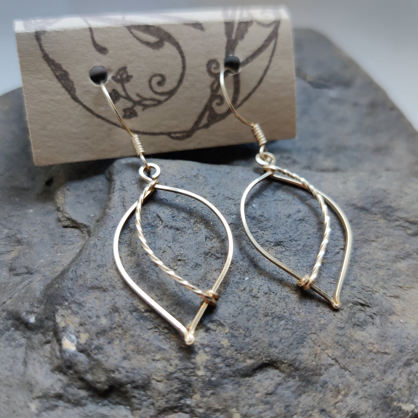 Leafy Earrings in 14k Gold Fill